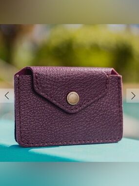 Portland Leather Plum Lovebug Plus Wallet